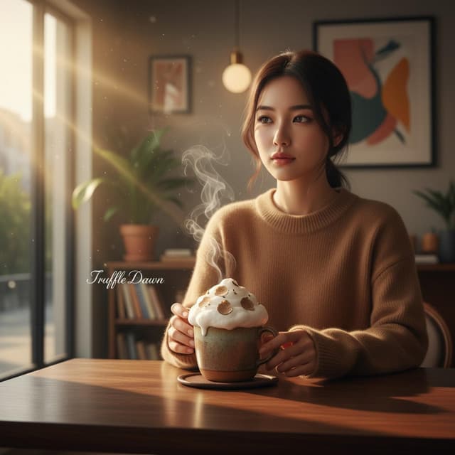 朝の新定番?トリュフスープチーノ