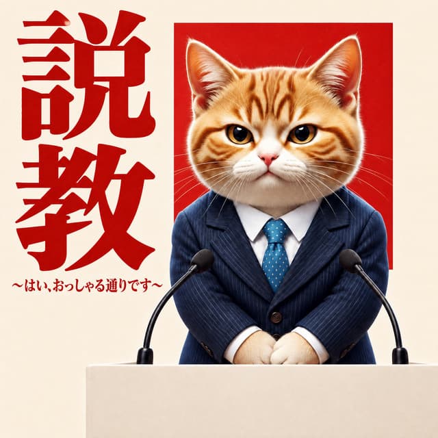 説教〜はい、おっしゃる通りです〜